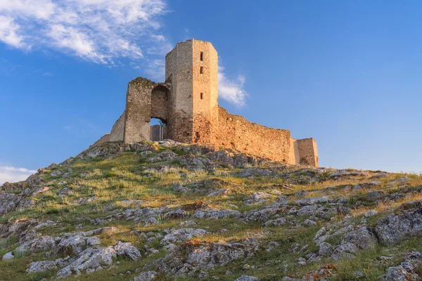 Ruiny antické pevnosti. Enisala, Rumunsko — Stock fotografie