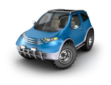 Offroad araba konsepti. kendi tasarım.