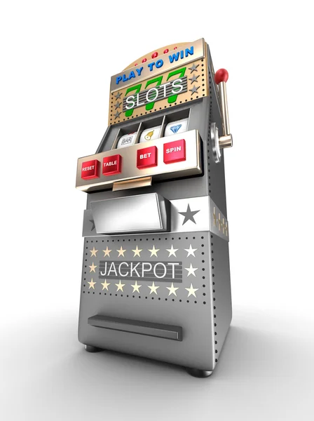 Slot machine, macchina da gioco . — Foto Stock