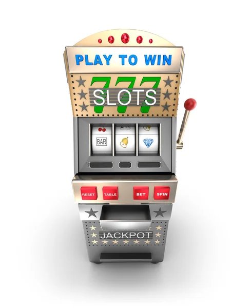 Slot machine, macchina da gioco . — Foto Stock