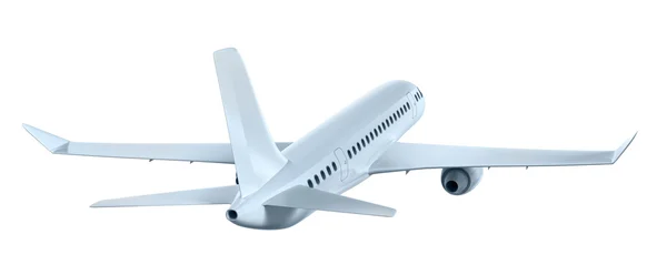 Airplane flying away. My own design — Stock Photo, Image