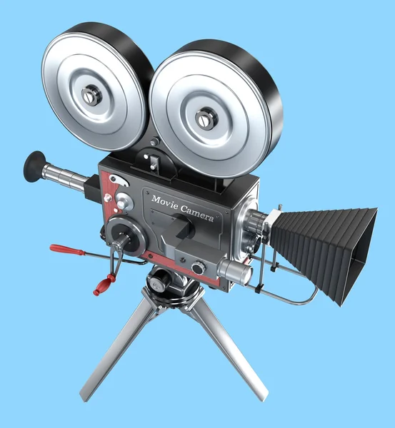 Old style movie camera , isolated — Stock Photo, Image