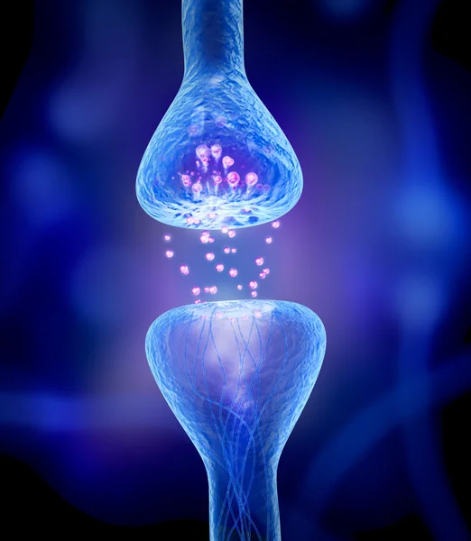 Active receptor isolated on blue — Stock Photo, Image