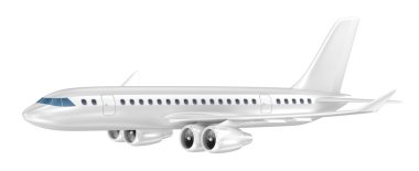 Büyük yolcu uçağı. Kendi tasarım.