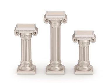 Antika Dor stili sütun - mimari detay