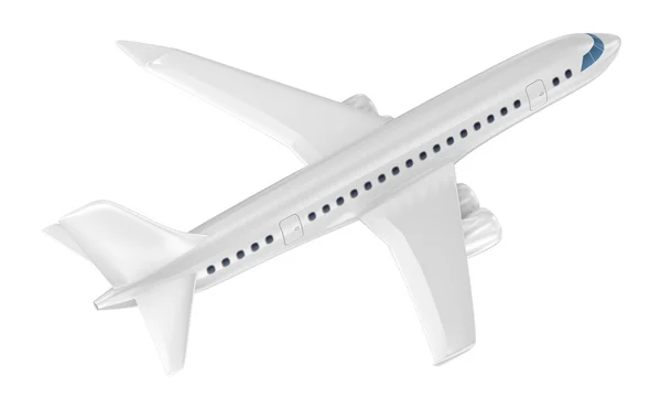 Gran avión de pasajeros. Mi propio diseño . — Foto de Stock