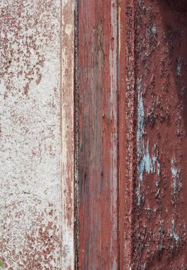 üç parçalı renkli doku duvarı 