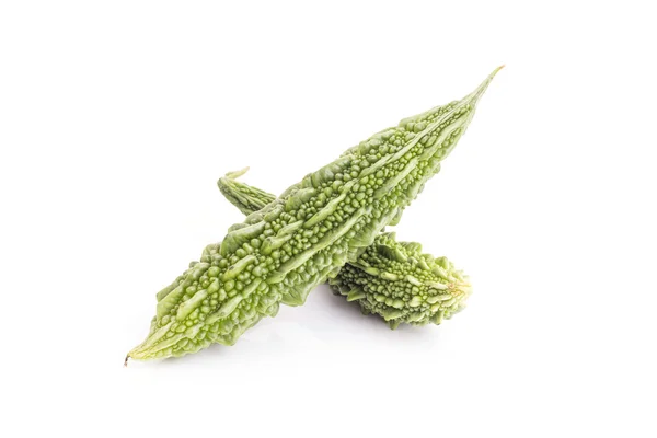 Green gourd isolated on white background. — Stock Photo, Image