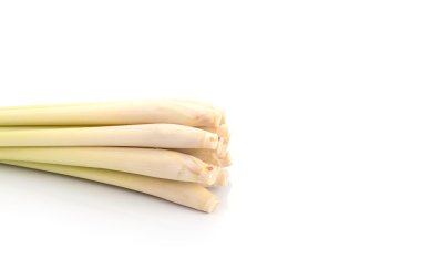 Limon otu. Beyaz arka plan üzerinde izole