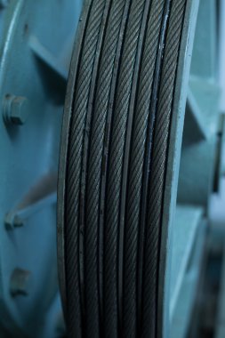 Asansör kontrol Oda. binanın içinde kontrol kabloları