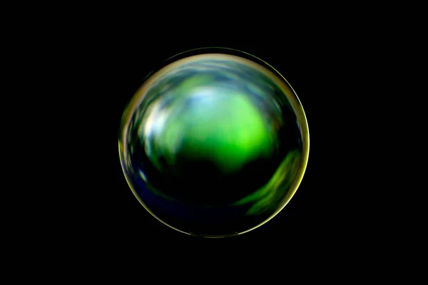 黒の背景にぼやけた模様の抽象的な球体 アブストラクト円のぼかし ストック画像