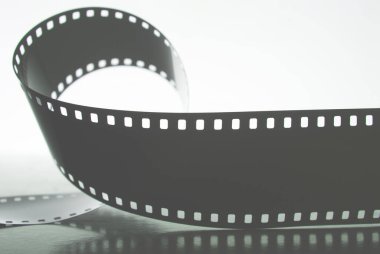 35 mm negatif film rulosu bulanık. 