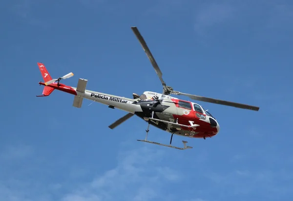 Helicóptero da Polícia Militar de São Paulo Brasil — Fotografia de Stock