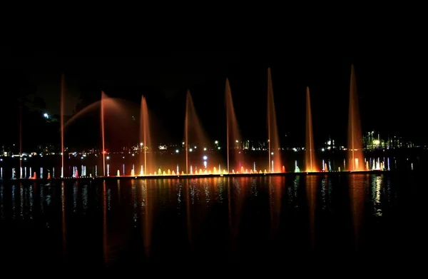 Ibirapuera Parkı gece — Stok fotoğraf
