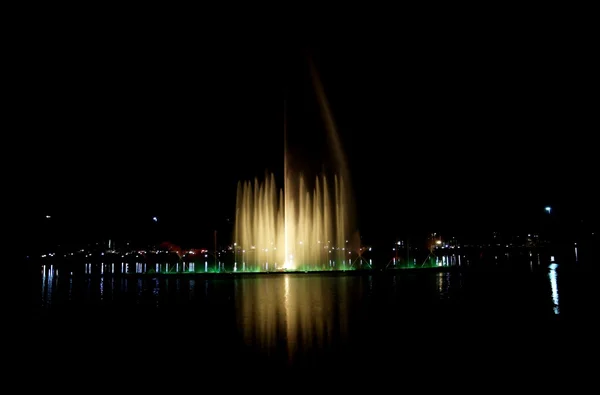 Parco Ibirapuera la notte — Foto Stock