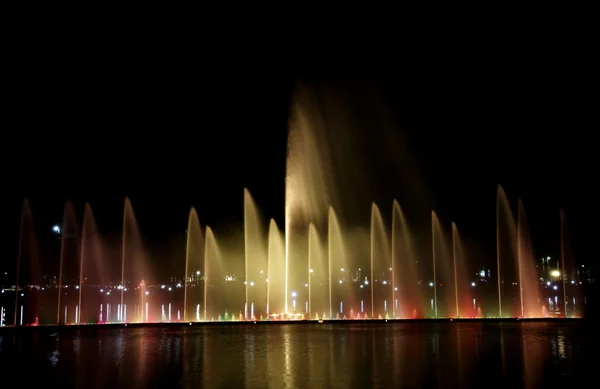 Ibirapuera πάρκο τη νύχτα — Φωτογραφία Αρχείου