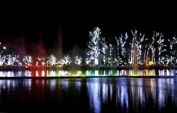 Parque Ibirapuera la noche — Foto de Stock