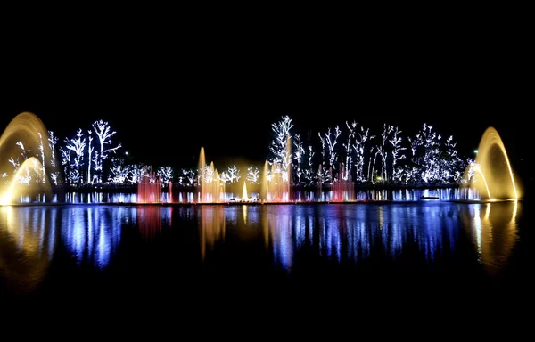 Parque Ibirapuera la noche — Foto de Stock