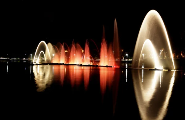 Parque Ibirapuera a noite — Fotografia de Stock