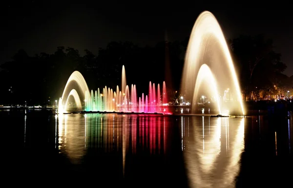 Park Ibirapuera noc — Zdjęcie stockowe