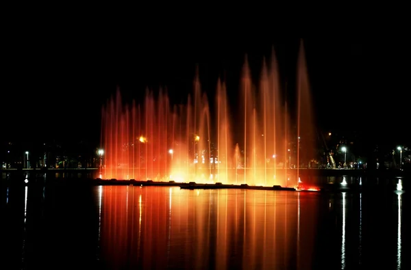 Parco Ibirapuera la notte — Foto Stock