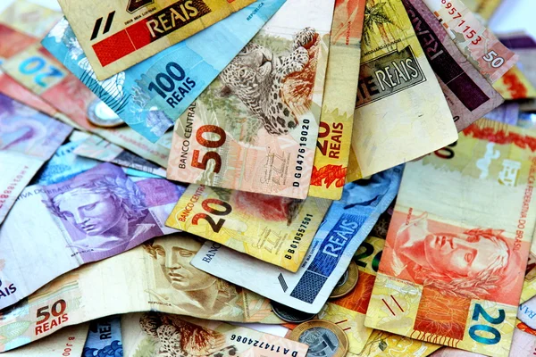 Brazília pénzt különböző felekezetek Stock Fotó