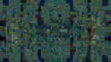 Renkli neon ışıklı bilim kurgu rüya gibi yanardöner arka plan.