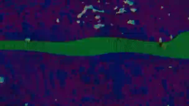 Abstract psychedelische dynamische futuristische holografische achtergrond. — Stockvideo