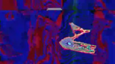 Çok renkli, dinamik, siber punk, modaya uygun, ışıltılı arka plan. 