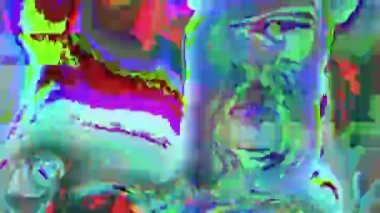 Heceleme hatası ışık dönüşümleri holografik arkaplan. 