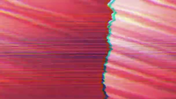 Abstrato neon psicodélico nostálgico brilhante fundo. — Vídeo de Stock