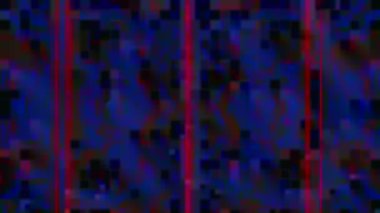 Hata verisi dönüştürülüyor geometrik siber punk holografik arkaplan.