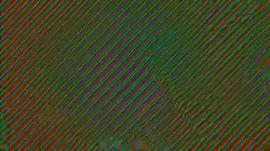 Renkli kötü televizyon paraziti taklit ışık sızıntısı pırıl pırıl arka plan.