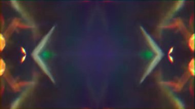 Kaleydoskop nostaljik psikedelik holografik arka plan. Dijital hata görüntüleri. 