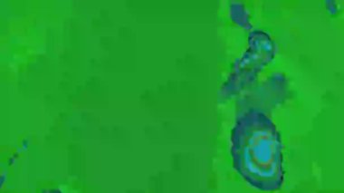 Kötü seyahat efektini hipnotize etmek ışık sızdırır parlak arka plan. 