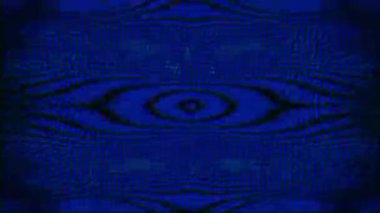 Gelişigüzel geometrik fütüristik psikedelik holografik arka plan. 