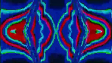 Büyüleyici desenler yanardöner arka plan. Döngülü canlandırma. 