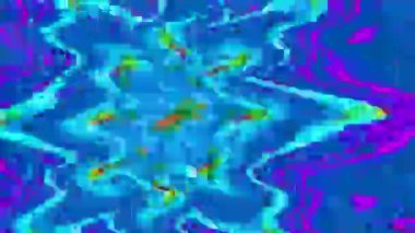 Hypno geometrik siber punk rüya gibi yanardöner arka plan.