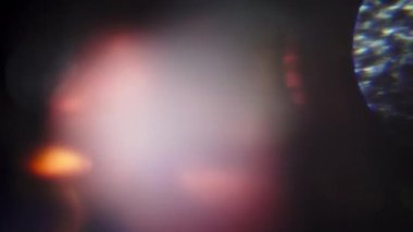 Bokeh bilim-kurgu rüya gibi holografik arka plan dönüştürülüyor. 