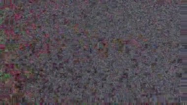 Çekici kötü TV taklidi ışık sızıntısı pırıl pırıl arka plan. 