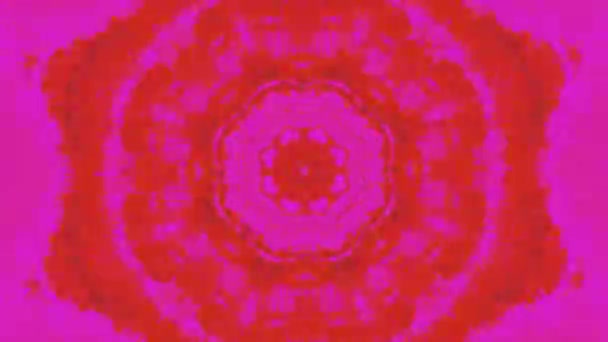 Moderne elegante geometrische rote und rosafarbene Hintergrund. — Stockvideo
