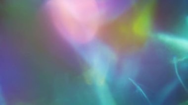 Çok renkli ışık sızıntısı holografik arkaplan.