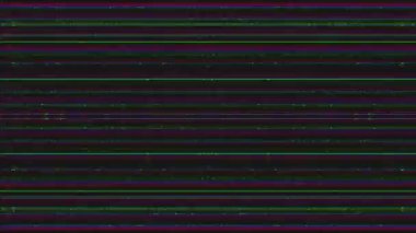 Soyut fantastik yanardöner animasyon. Hasarlı gpu taklidi.