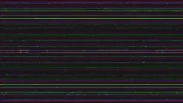 Animación iridiscente fantástica abstracta. Imitación gpu dañada. — Vídeo de stock