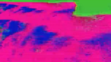 Kaliteli holografik doku. Arızalı taklit, saykodelik bilgisayar grafiği.