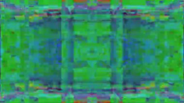 Lüks renkli kaplama. Kötü TV taklidi, Bilgisayar destekli animasyon.