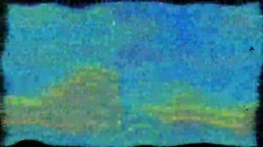 Veri arızası dönüştürülüyor neon fütüristik parlak arkaplan.