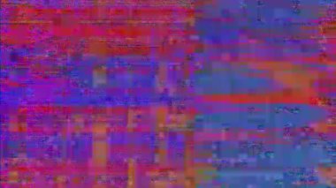 Sürrealist fantastik yanardöner dokusu. Kırık video kaset efekti. 