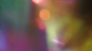 Çok renkli Bokeh Nostaljik Psikedelik Yanardöner Arka plan. 