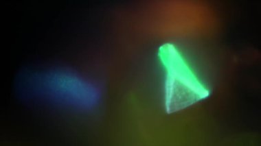 Çok renkli neon siberpunk rüya gibi yanardöner arka plan. 